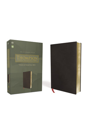 ESV Thompson Chain-Reference Bible Bonded Leather Black Red Letter