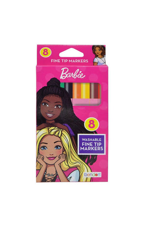 Barbie 8-Count Fine Tip Markers