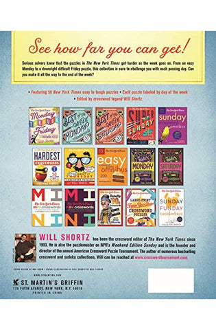 Image of The New York Times Monday Through Friday Easy to Tough Crossword Puzzles (Volume 4)