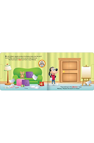Image of Clean Up! Pull & Push Page Tabs! (Disney Growing Up Stories)