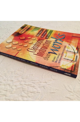 Image of Classroom Instruction That Works: Research-Based Strategies for Increasing Student Achievement