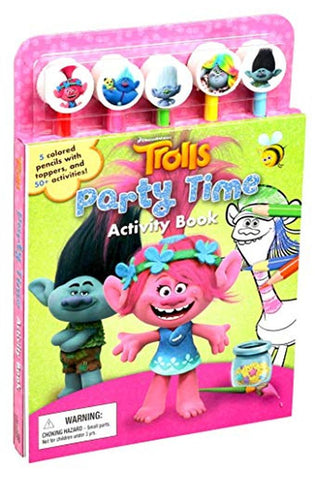 Image of DreamWorks Trolls Party Time Activity Book (Pencil Toppers)