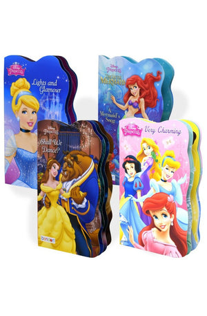 Disney Princess 5"X8" Shaped Board Book Princess Lights And Glamor