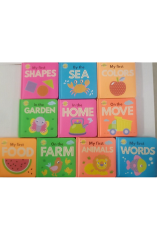 Image of Neon Take-along Board Books 10 Book Set