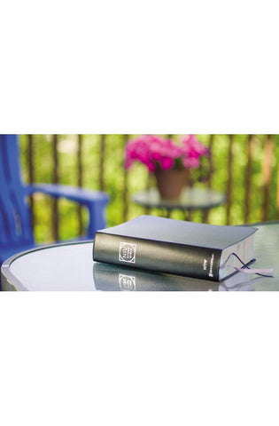 Image of NIV Study Bible, Fully Revised Edition (Study Deeply. Believe Wholeheartedly.), Large Print, Bonded Leather, Black, Red Letter, Comfort Print