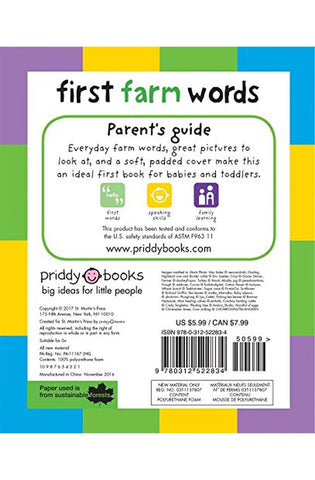 Image of First 100 Padded: First Farm Words