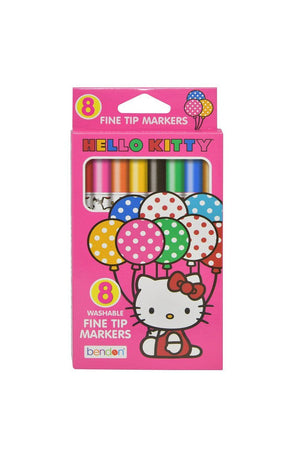 Hello Kitty 8-Count Fine Tip Markers