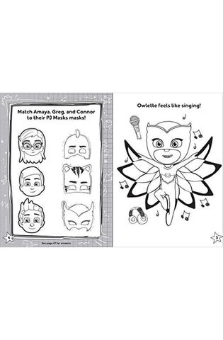 Image of PJ Masks: Mighty Masks (Coloring & Activity with Crayons)