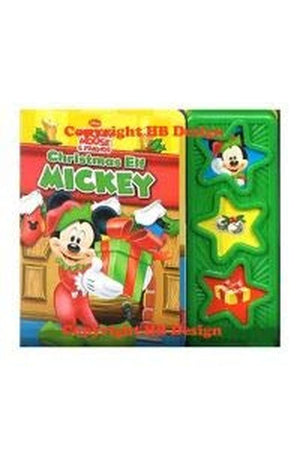 MickeyMouse Clubhouse: Christmas Elf Mickey Mini 3 Stars Play-a-Sound Storybook