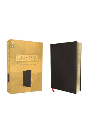 KJV Thompson Chain-Reference Bible Bonded Leather Black Red Letter
