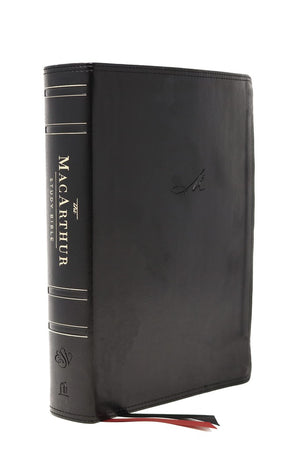 ESV MacArthur Study Bible 2nd Edition Leathersoft Black Thumb Indexed: Unleashing God's Truth One Verse at a Time