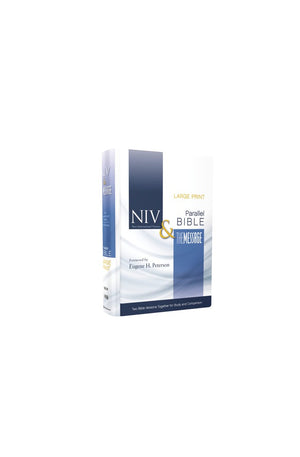 NIV The Message Parallel Bible Large Print Hardcover: Two Bible Versions Together for Study and Comparison