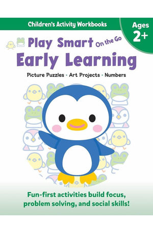 Play Smart On the Go Early Learning Ages 2+: Picture Puzzles, Art Projects, Numbers (Play Smart On the Go Activity Workbooks)