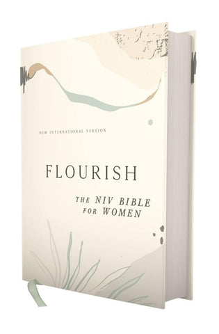 Image of Flourish: The NIV Bible for Women, Hardcover, Multi-color/Cream, Comfort Print
