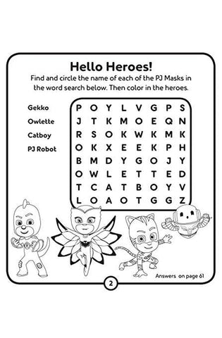 Image of PJ Masks Let's Go Activity Book (Pencil Toppers)