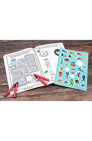 Image of PJ Masks: A Brave Band of Heroes (Coloring & Activity with Crayons)