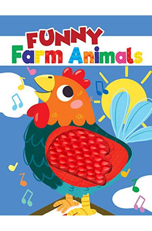 Funny Farm Animals - Silicone Touch and Feel Board Book - Sensory Board Book