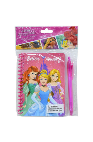 Disney Princess Spiral Notebook with  Pen