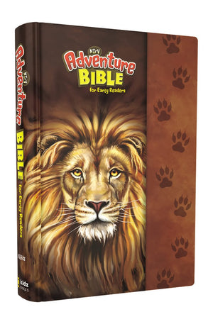 NIrV Adventure Bible for Early Readers Hardcover Full Color Magnetic Closure Lion