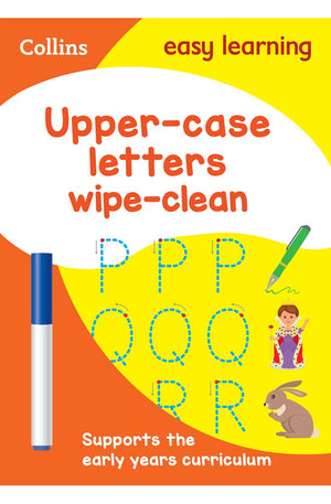Upper Case Letters: Wipe-Clean Activity Book (Collins Easy Learning Preschool)