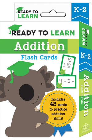 Ready to Learn: K-2 Addition Flash Cards: Includes 48 Cards to Practice Addition Skills!