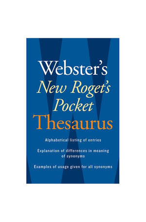 Webster's New Roget's Pocket Thesaurus