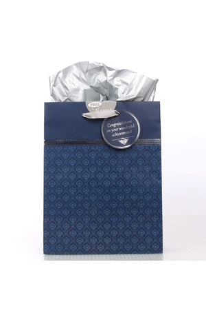 Graduation Medium Gift Bag [With Tissue Paper]