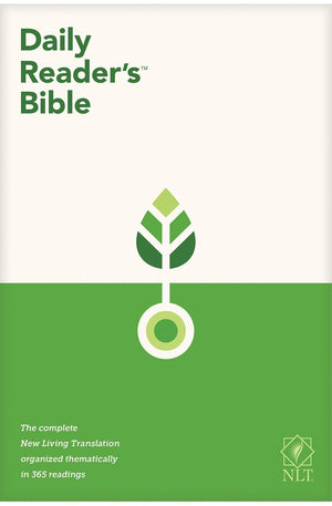 NLT Daily Reader's Bible (Hardcover Red Letter)
