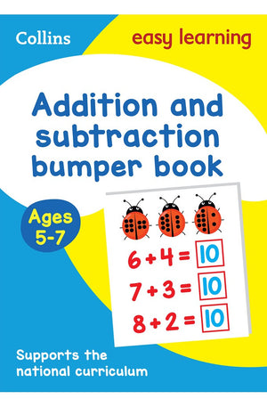 Collins Easy Learning KS1 - Addition and Subtraction Bumper Book Ages 5-7