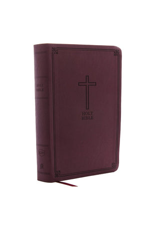 KJV Holy Bible: Personal Size Giant Print with 43000 Cross References Burgundy Leathersoft Red Letter Comfort Print: King James Version