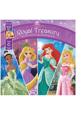 Disney Princess Royal Treasury: Read-and-Play Storybook: Purchase Includes Mobile App for iPhone and iPad!