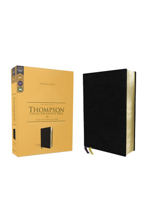 KJV Thompson Chain-Reference Bible European Bonded Leather Black Red Letter Comfort Print