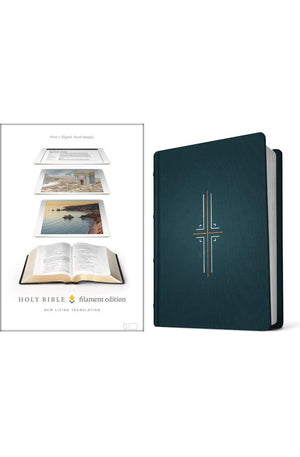 NLT Filament Bible (Hardcover Cloth Midnight Blue): Premium Bible with Access to Filament Bible App Mobile Access to Study Notes Devotionals Video and More