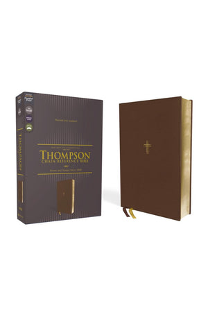 NASB Thompson Chain-Reference Bible Leathersoft Brown 1995 Text Red Letter Comfort Print