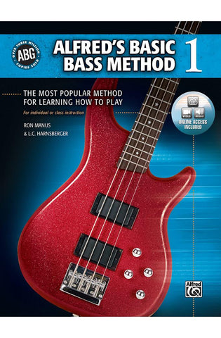 Image of Alfred's Basic Bass Method, Bk 1: The Most Popular Method for Learning How to Play, Book & Online Video/Audio (Alfred's Basic Bass Guitar Library, Bk 1)