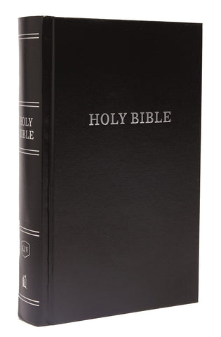 Image of KJV Pew Bible Large Print Hardcover Black Red Letter Comfort Print: Holy Bible King James Version