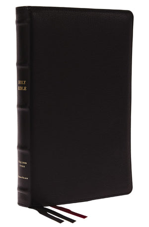 KJV Holy Bible: Large Print Thinline Black Goatskin Leather Premier collection Red Letter Comfort Print: King James Version