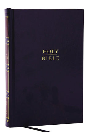 KJV Holy Bible: Compact Bible with 43000 Center-Column Cross References Black Hardcover Red Letter Comfort Print: King James Version