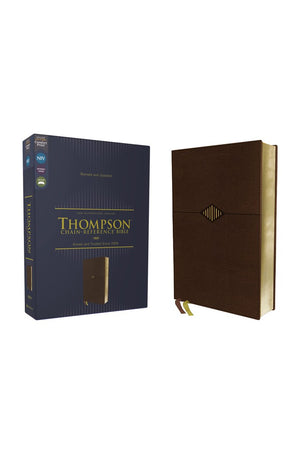 NIV Thompson Chain-Reference Bible Leathersoft Brown Red Letter Comfort Print