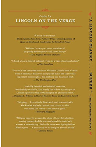 Image of Lincoln on the Verge: Thirteen Days to Washington