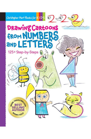 Drawing Cartoons from Numbers and Letters