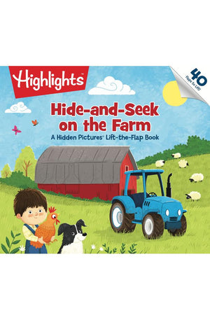 Hide-and-Seek on the Farm: Hide-and-Seek on the Farm: A Hidden Pictures Lift-the-Flap Book (Highlights Lift -the-Flap Books) Animal Farm Kids Book for Ages 2-5, Seek and Find Kids Puzzles