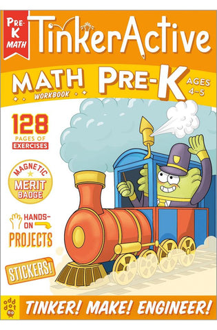 Image of Math Workbook: Pre-K Ages 4-5 (TinkerActive Workbooks, Bk. 10)