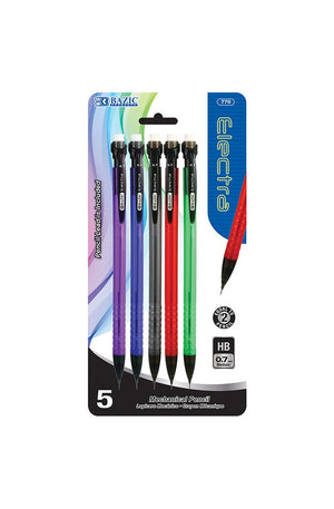 BAZIC Electra 0.7 mm Mechanical Pencil (5/Pack)