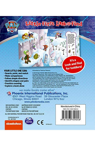 Image of PAW Patrol Little First Look and Find - PI Kids