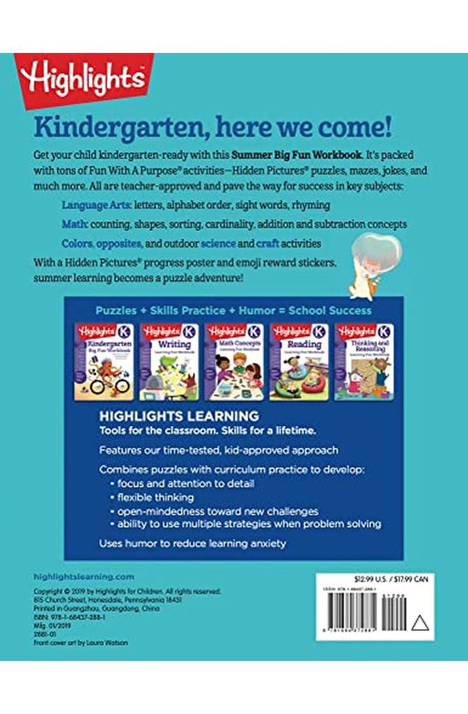 Summer Big Fun Workbook Bridging Grades P & K: Kinder... – Caribook ...