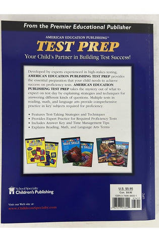 Image of Test Prep: Grade 5 - Standardized test-taking skills for Reading, Math, and Language Arts