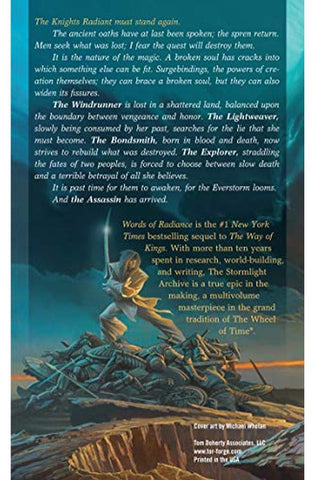 Image of Words of Radiance: Book Two of the Stormlight Archive (The Stormlight Archive, 2)