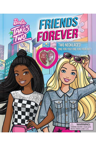 Image of Barbie: It Takes Two: Friends Forever: Book with 2 Necklaces!