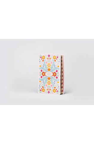 Image of Biblia RVR 1960 Súper Gigante Flores Símil Piel con Índice *IRREGULAR*